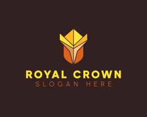 Modern King Crown logo design
