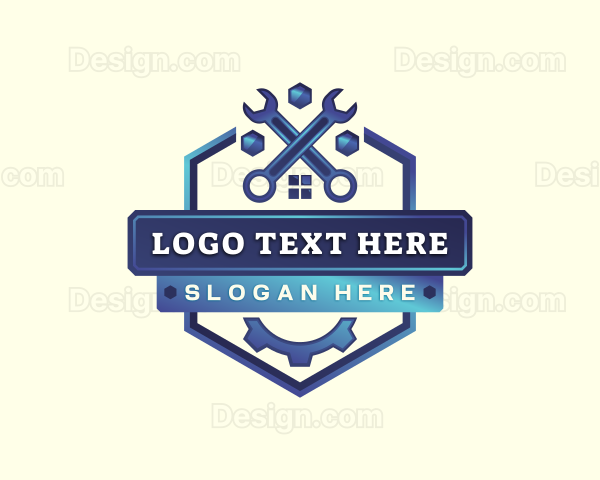 House Construction Repair Logo