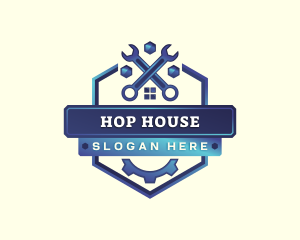 House Construction Repair logo design