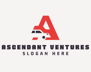 Automotive Car Letter A logo design