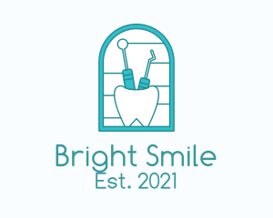 Tooth Dental Equipment  logo design