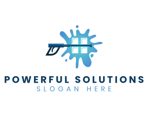 Power Washing Window Cleaning logo design