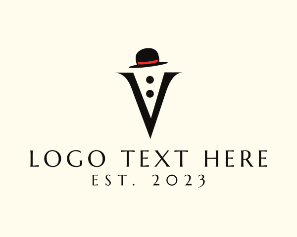 Menswear logo example 1