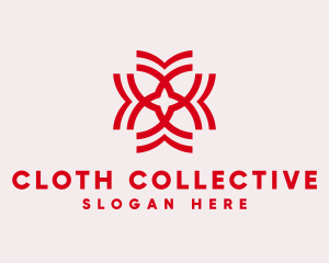 Flower Textile Pattern  logo