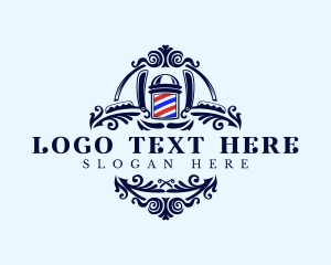 Grooming Barber Razor logo