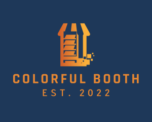 Vending Machine Booth logo design