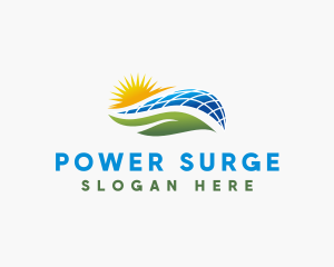 Solar Power Energy logo design