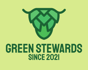 Green Hops Brewery  logo design