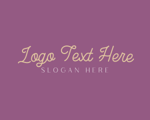 Curve Script Wordmark logo