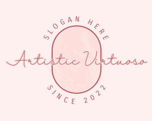 Feminine Brush Paint logo design