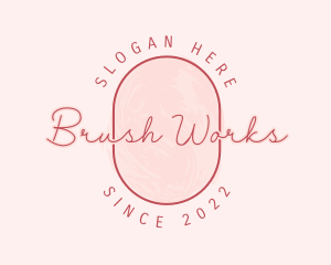 Feminine Brush Paint logo design