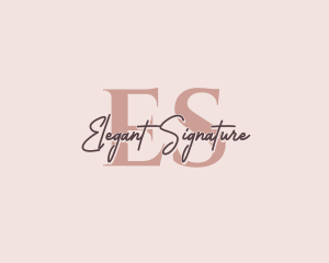 Elegant Feminine Beauty Salon logo design