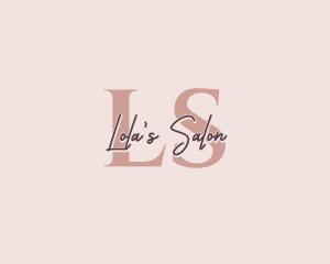 Elegant Feminine Beauty Salon logo design