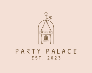 Fairytale Princess Castle logo design