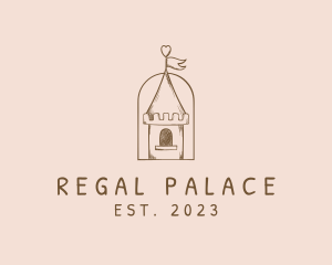 Fairytale Princess Castle logo design