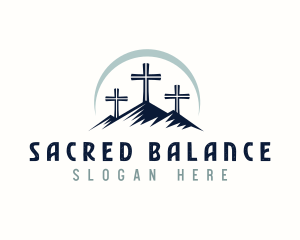 Ministry Cross Crucifix logo design