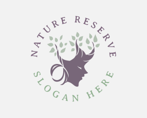 Natural Woman Tree logo design