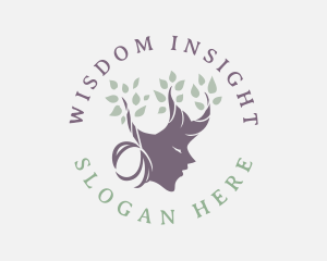 Natural Woman Tree logo design