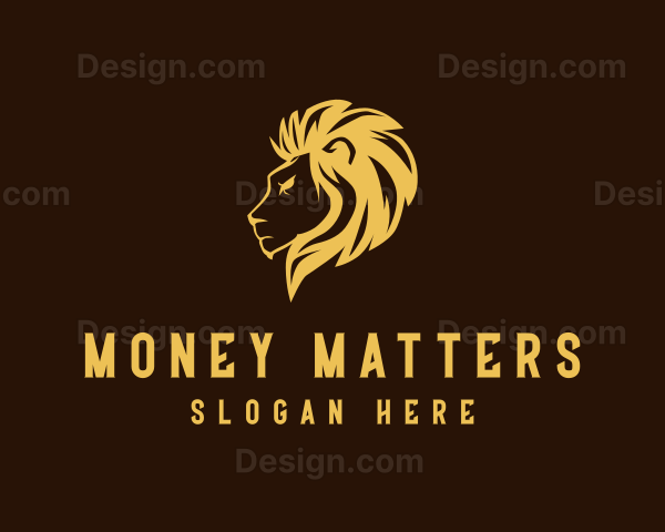 Majestic Wild Lion Logo