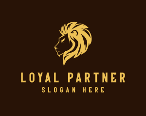 Majestic Wild Lion logo design