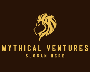 Majestic Wild Lion logo design