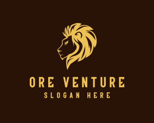 Majestic Wild Lion logo design