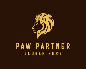 Majestic Wild Lion logo design