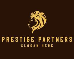 Majestic Wild Lion logo design