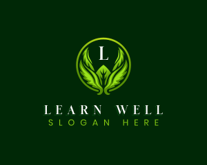 Wellness Leaf Spa logo design