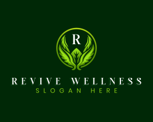 Wellness Leaf Spa logo design