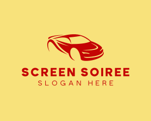 Red Sports Car Logo