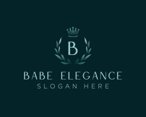 Luxury Wreath Crown logo design