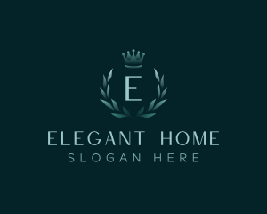 Luxury Wreath Crown logo design