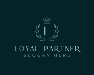 Luxury Wreath Crown logo design