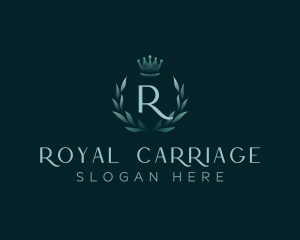 Luxury Wreath Crown logo design