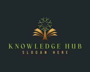 Academic Book Tree logo design