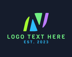 Modern Startup Generic Letter N logo