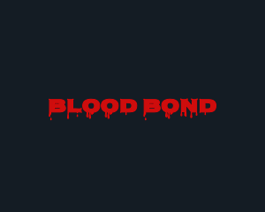 Blood Drip Stab Horror  logo