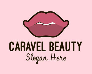 Lips Beauty Cosmetics  logo design