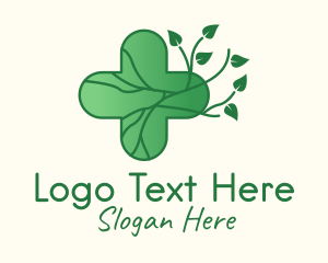 Herbal Medicinal Cross  logo