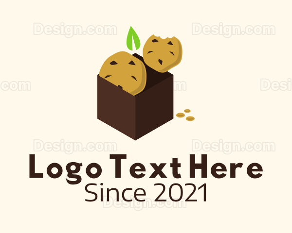 Organic Cookie Biscuit Logo