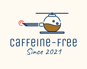 Helicopter Coffee Experiment logo design