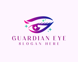 Eye Beauty Sparkle logo design