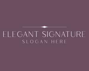 Elegant Classy Minimalist logo design