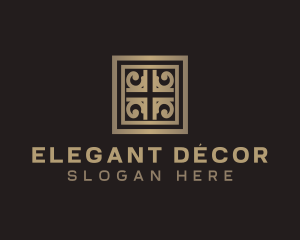 Decorative Tile Ornament logo design