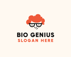 Smart Geek Guy logo design