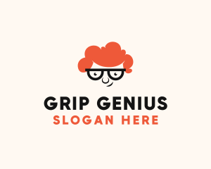 Smart Geek Guy logo design