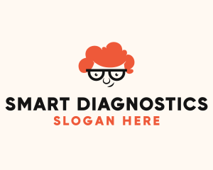 Smart Geek Guy logo design