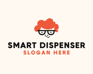 Smart Geek Guy logo design