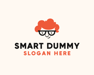 Smart Geek Guy logo design